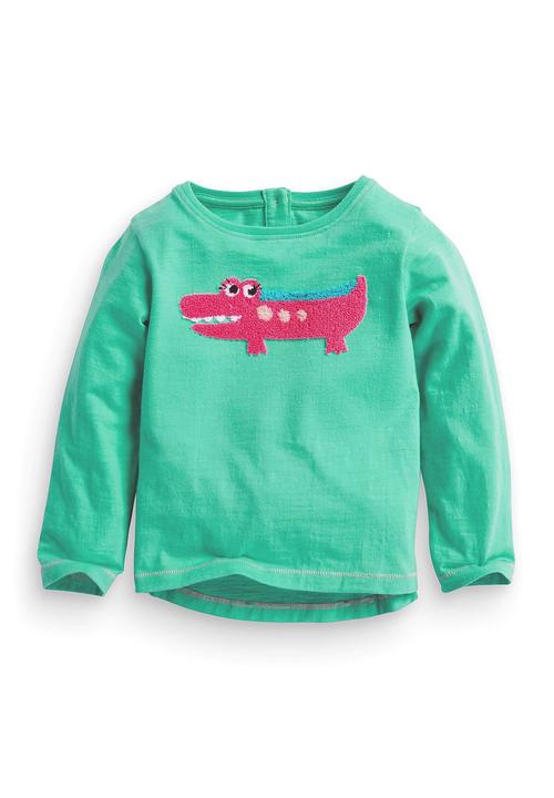 Next - Bouclé Croc T-shirt Green