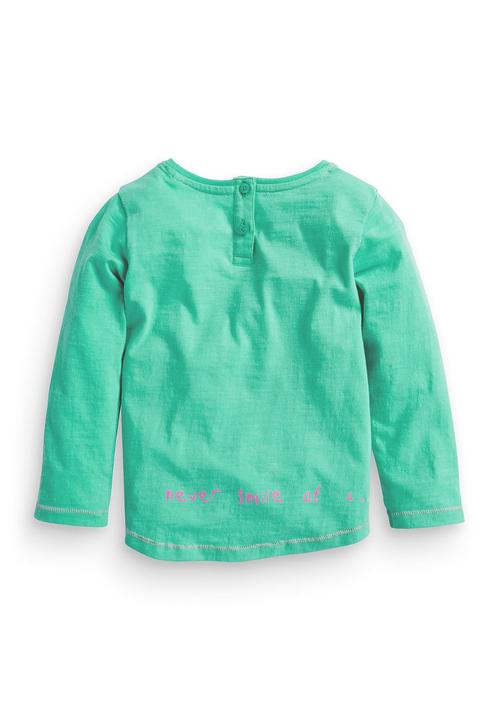 Next - Bouclé Croc T-shirt Green