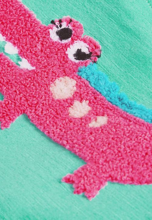 Next - Bouclé Croc T-shirt Green