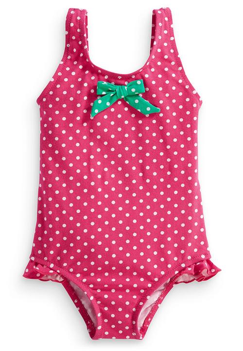 Next - Pink spot swimsuit Mid Pink