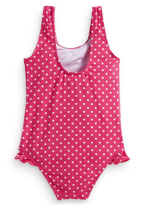 Next - Pink spot swimsuit Mid Pink