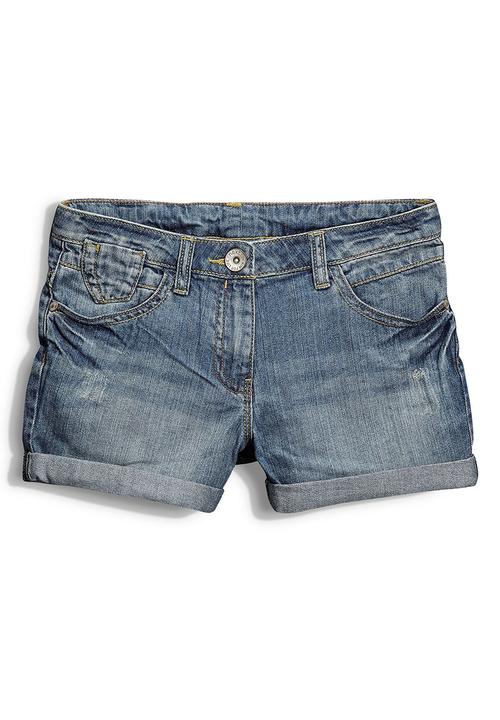 Next - Mid Wash Denim Shorts Mid Blue
