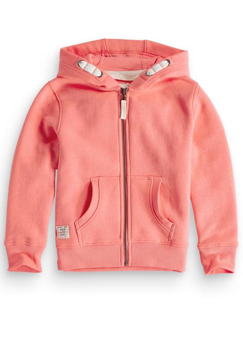 Next - Zip through jacket Mid Pink