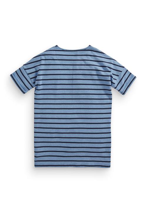 Next - Striped sweater dress Mid Blue