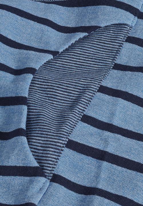 Next - Striped sweater dress Mid Blue