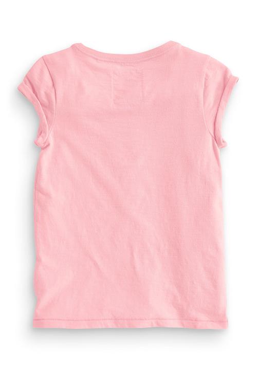 Next - Pink heart t-shirt Mid Pink