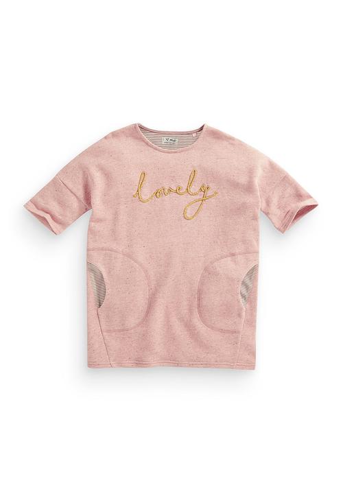 Next - Pink sweater dress Mid Pink