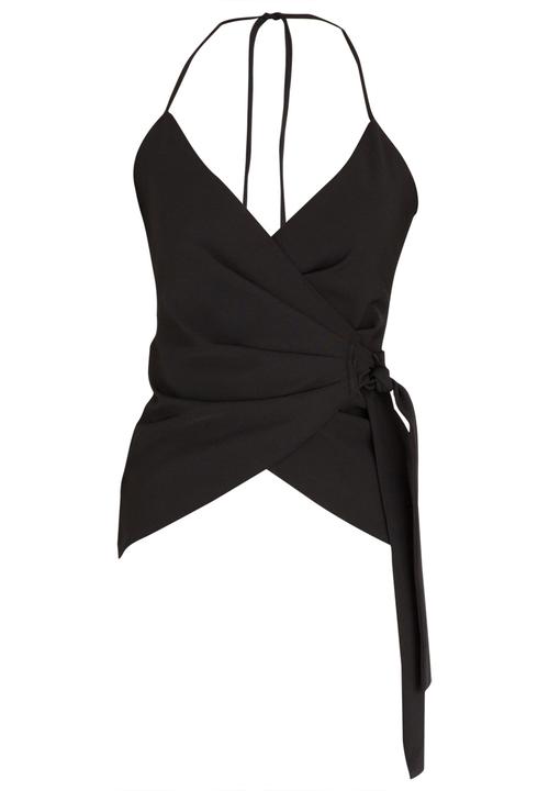 Droomer - Side Wrap Top Black