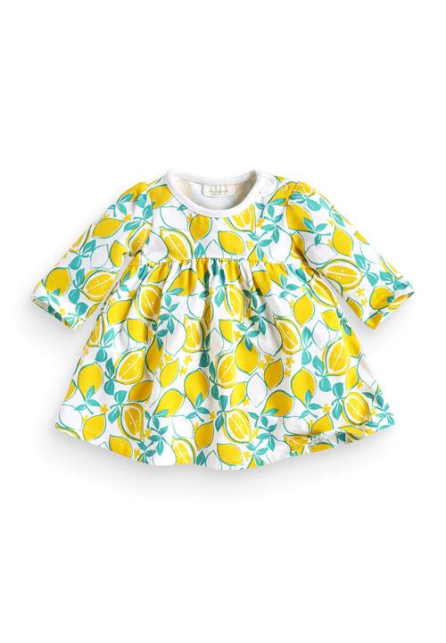 Next - Lemon-print Tunic Yellow/White Yellow and White