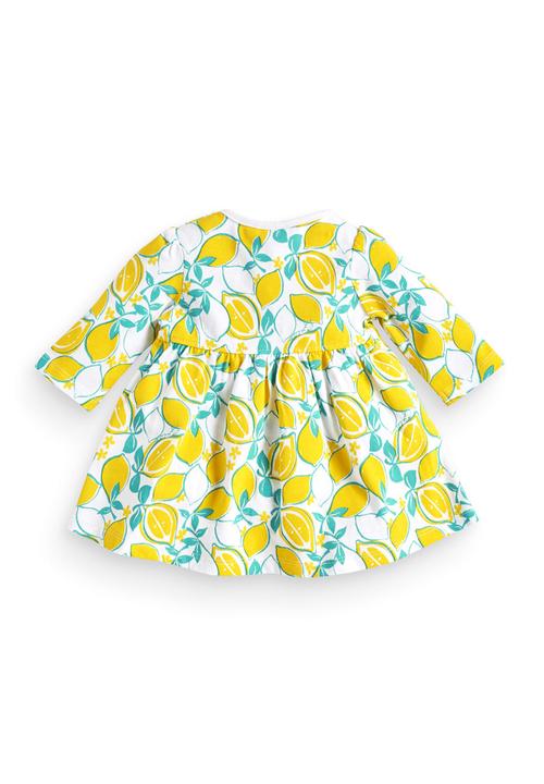 Next - Lemon-print Tunic Yellow/White Yellow and White