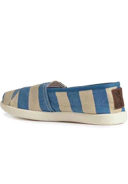 Next - Stripe Espadrilles Blue/White Blue and White