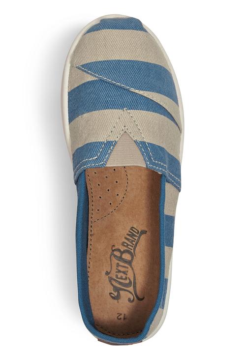 Next - Stripe Espadrilles Blue/White Blue and White
