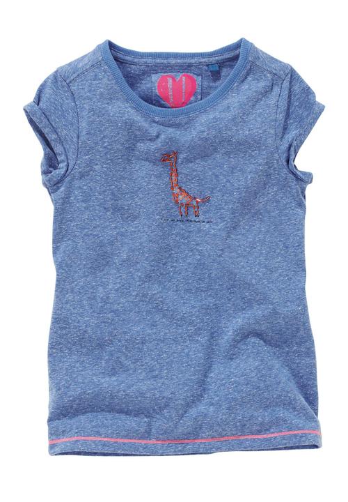 Next - Giraffe beaded t-shirt Mid Blue