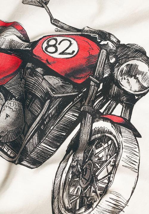 Next - Motorbike T-shirt White