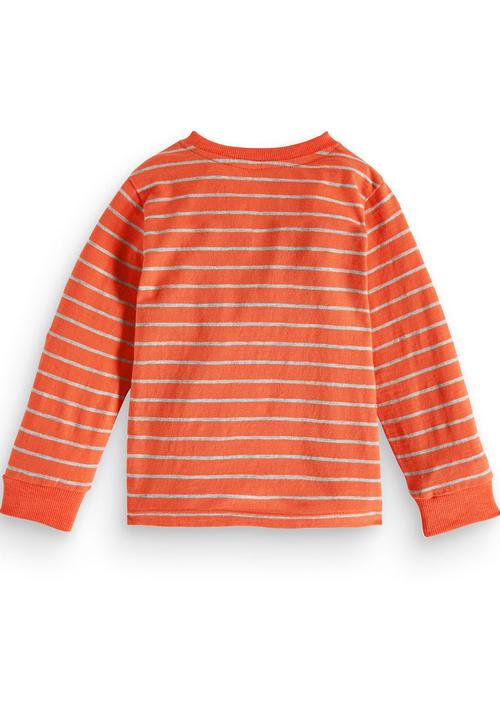 Next - Long-sleeve Stripe T-shirt Orange