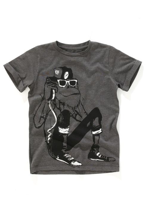 Next - Grey monkey t-shirt Dark Grey