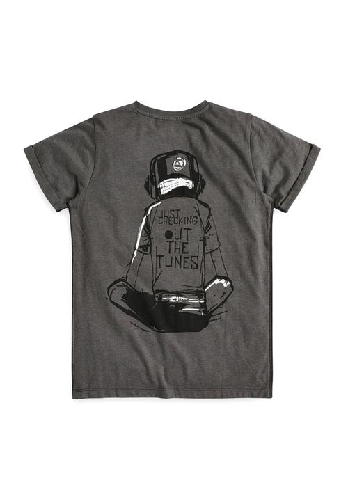 Next - Grey monkey t-shirt Dark Grey