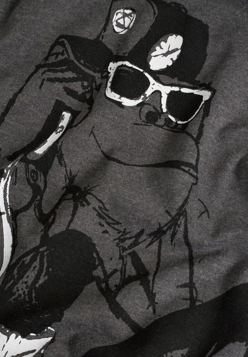 Next - Grey monkey t-shirt Dark Grey