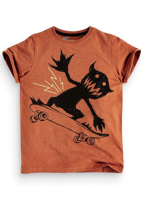 Next - Monster T-shirt Orange