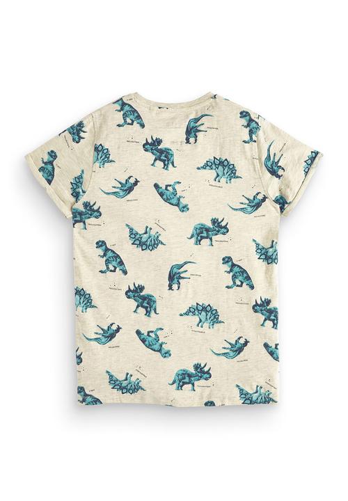 Next - Dino T-shirt Stone