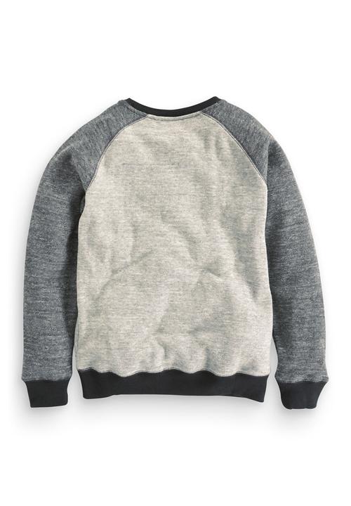Next - Raglan Crew Grey
