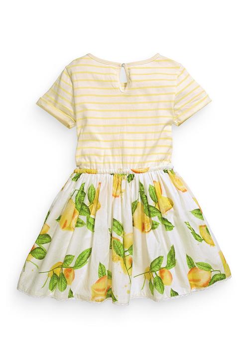 Next - Lemon-print Dress Multi-colour