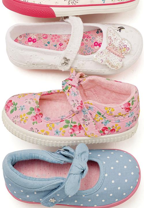 Next - Floral Printed Pumps Multi-colour