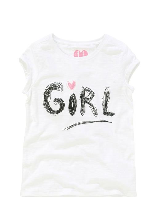 Next - Girl Slogan T-shirt White