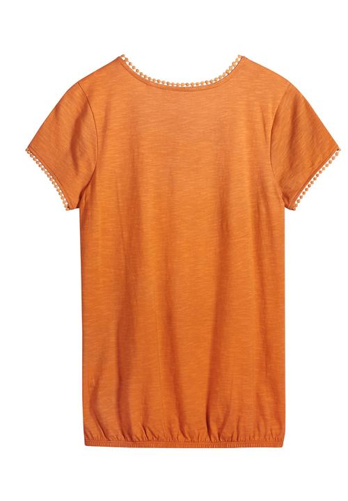 Next - Bubble Hem T-shirt Orange