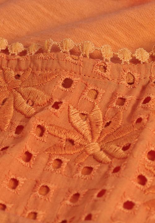 Next - Bubble Hem T-shirt Orange