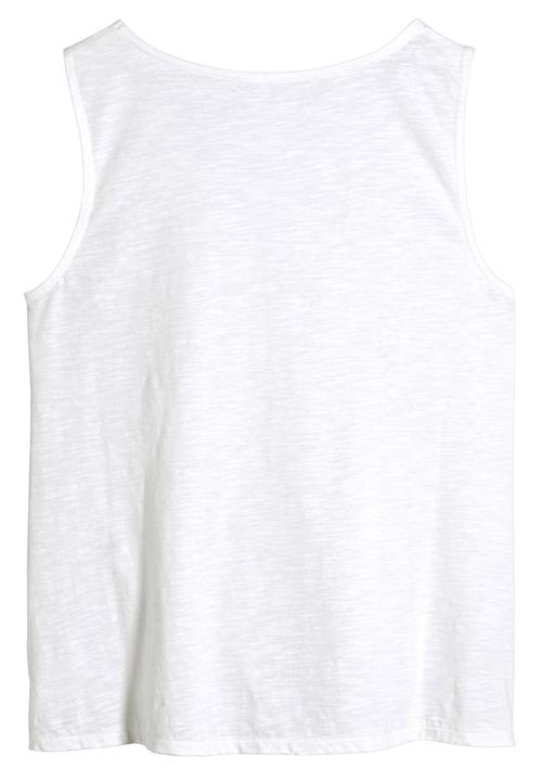 Next - Aztec Jersey Cami White