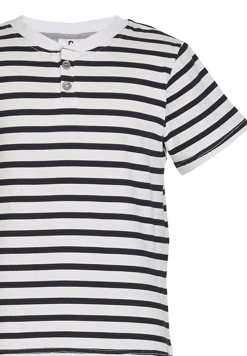 Rebel Republic - Henley Tee Multi-colour