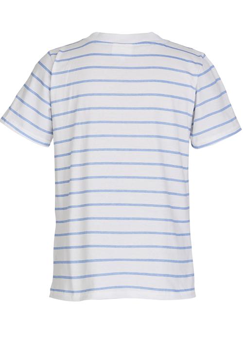 Rebel Republic - Henley Tee Blue and White