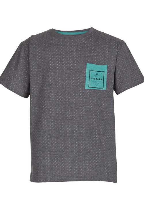 Lizzard - Printed Tee Grey