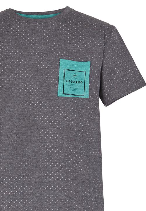 Lizzard - Printed Tee Grey