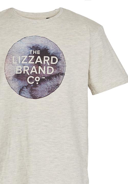 Lizzard - Printed T-Shirt Grey