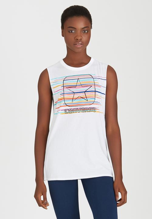 Converse - Festival Box Star Muscle Tee White