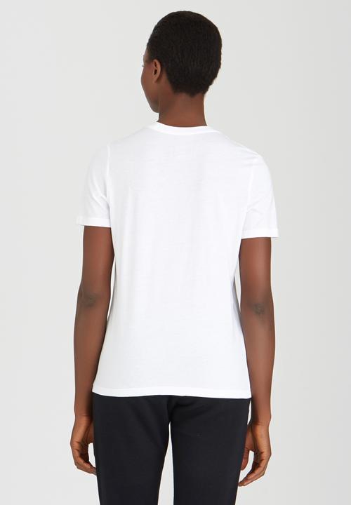 Converse - Solid Chuck Patch Crew Tee White