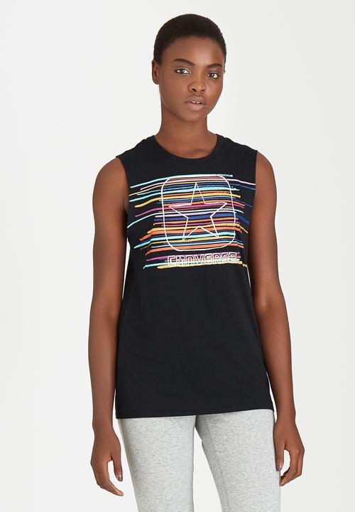Converse - Festival Box Star Muscle Tee Black