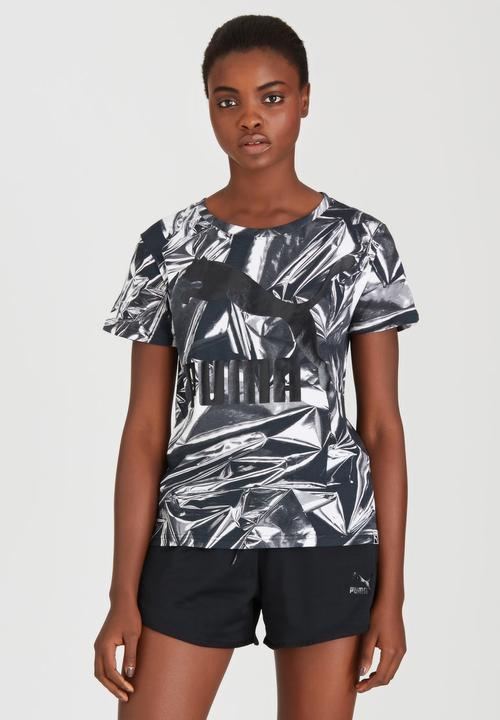 PUMA - Printed Tee Black and White
