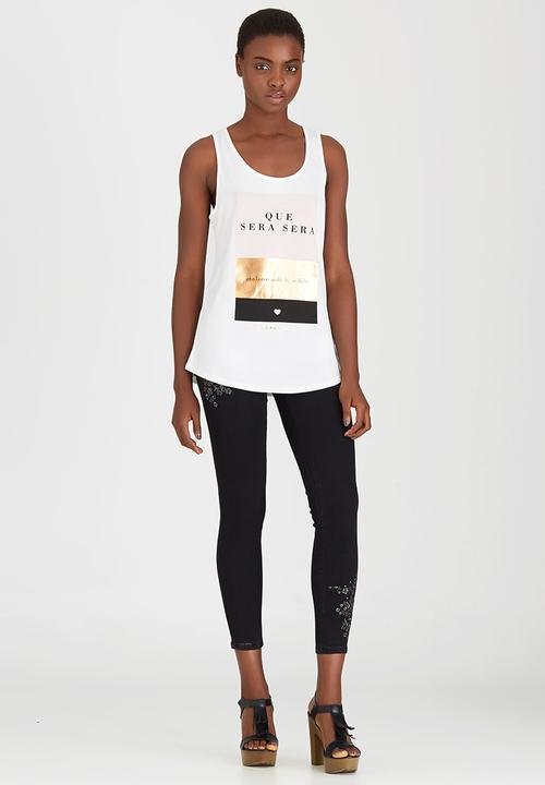 SISSY BOY - Que Sera Sera Vest Off White