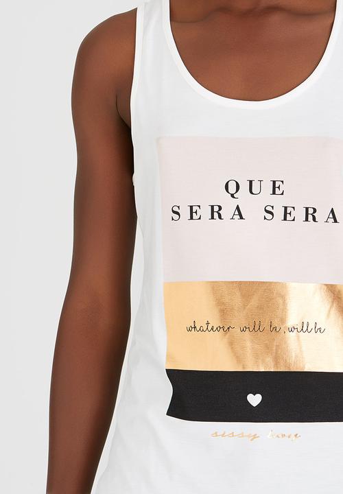 SISSY BOY - Que Sera Sera Vest Off White
