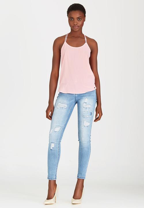 SISSY BOY - Maceo Cami with Ring Pale Pink