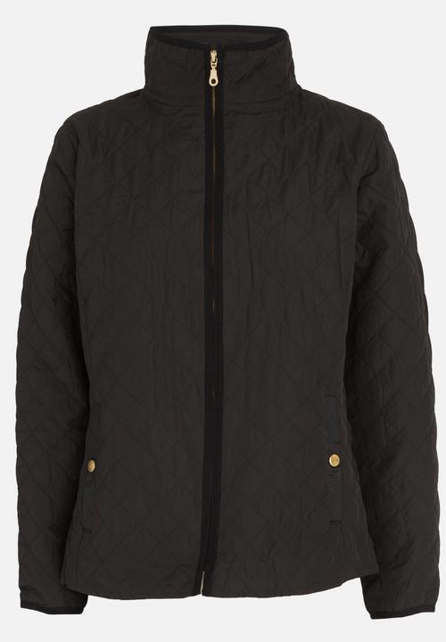 edit - Lightweight Puffer Jacket Black