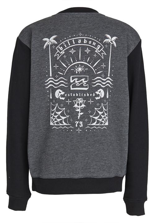 Billabong  - Gasta Paradise Contrast Crew Grey Melange