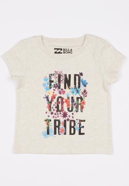 Billabong  - Tribe Todds Tee Off White