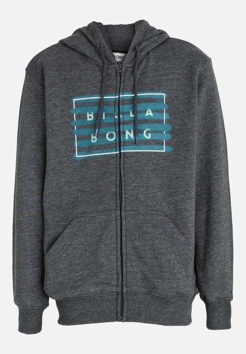 Billabong  - Diecut Spray Zip Through Hood Charcoal