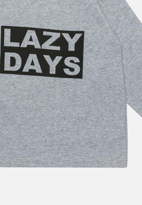 Pop Candy - Long Sleeve Printed Tee Grey