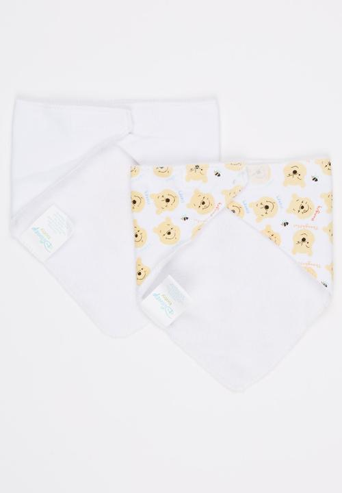 Character Baby - Pooh Bear 2 Pack Bandana Bib Multi-colour