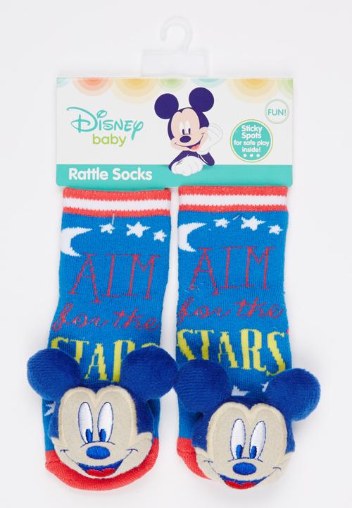 Character Baby - Mickey Rattle Sock Multi-colour